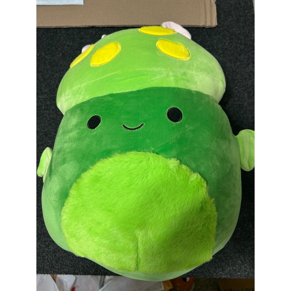 Squishmallows 14" Earling Neon Green Mushroom Bat Plush – Official Jazwares NWT - Picture 9 of 10